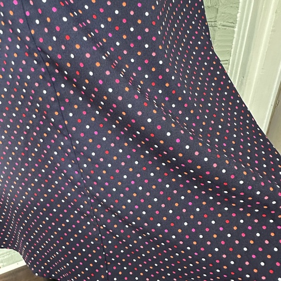 Talbots Navy, Multicolor Dot Dress - Picture 7 of 11